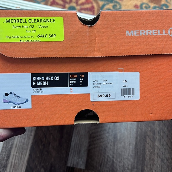 Merrell Siren Hex Q2 Trail Hiking Shoes - Picture 4 of 4